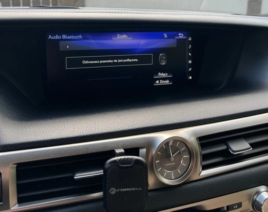 Lexus GS cena 123900 przebieg: 308800, rok produkcji 2016 z Gołańcz małe 154